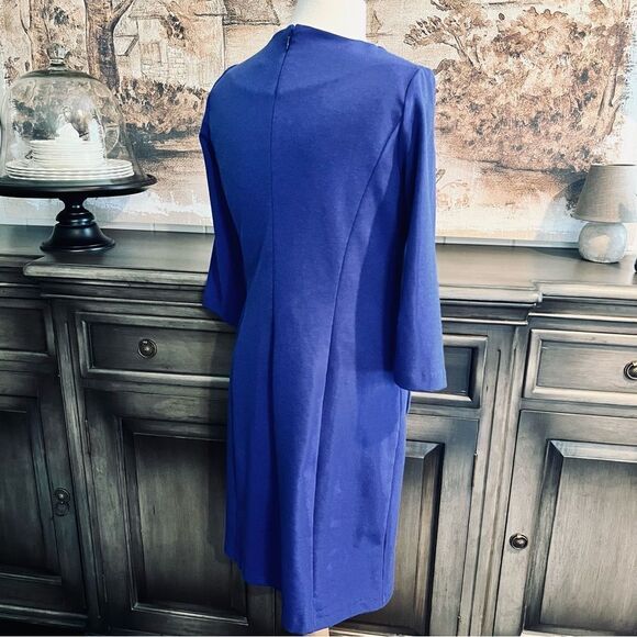 Chico’s Royal Blue MIDI Sheath Dress size 1 (M/8) - Picture 5 of 8
